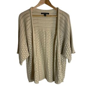 Jimmy's Surf Co. Cream Knit ladies cardigan cotton blend capsule old money Med